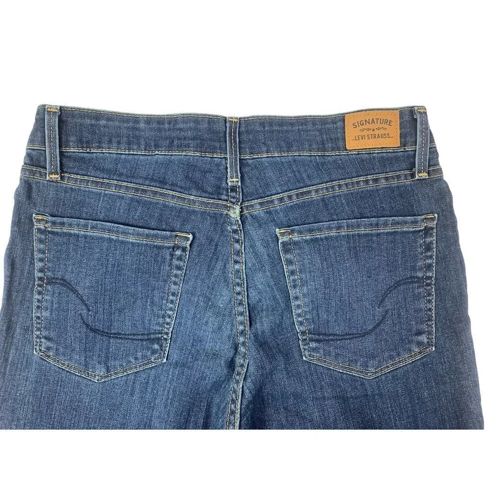 Levi's Strauss Signature Women's Mid Rise Slim Denim Jeans - Picture 3 of 8